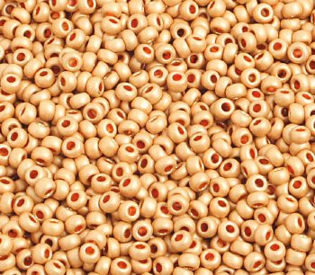 50 Grams of 10/0 Matte Metallic Terra Gold Seed Beads