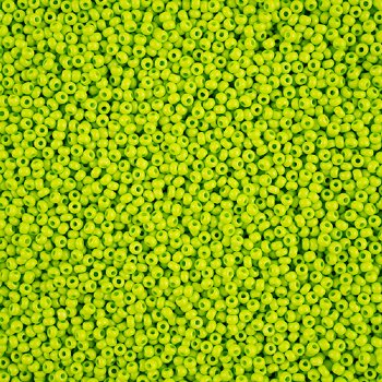 22 Grams of 10/0 Matte Opaque Light Green Terra Intensive Seed Beads