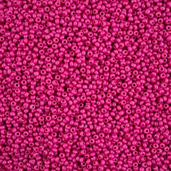 22 Grams of 10/0 Matte Opaque Pink Terra Intensive Seed Beads
