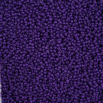 22 Grams of 10/0 Matte Opaque Purple Terra Intensive Seed Beads