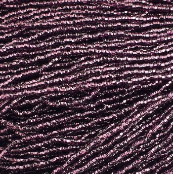 1 Hank of  10/0 Silverlined Amethyst Seed Beads