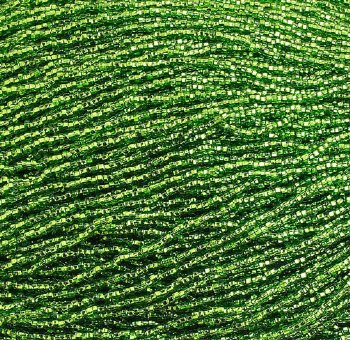 1 Hank of  10/0 Silverlined Chartreuse Seed Beads