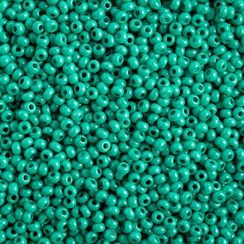 50g 10/0 Opaque Dark Green Terra Intensive Seed Beads