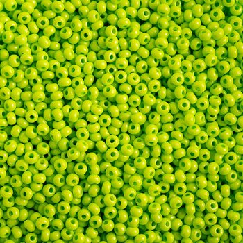 50g 10/0 Opaque Light Green Terra Intensive Seed Beads