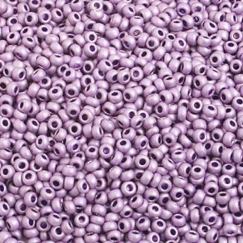 50 Grams of 10/0 Matte Metallic Terra Mauve Seed Beads