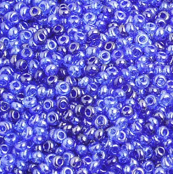 50g of 10/0 Sapphire Lustre Mix Seed Beads