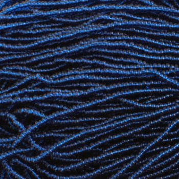 1 Hank of 10/0 Transparent Montana Blue Seed Beads