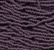 1 Hank of 11/0 Opaque Dark Mauve Seed Beads