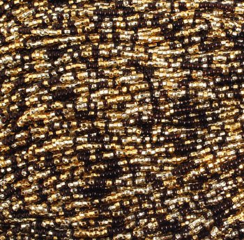 1 Hank of 11/0 Topaz Silver Lined Mix Seed Beads
