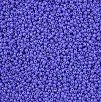 10 Grams 11/0 Charlotte Seed Beads - Opaque Light Royal Blue