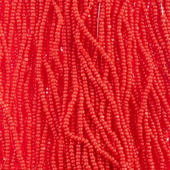 10 Grams 11/0 Charlotte Seed Beads - Opaque Medium Red