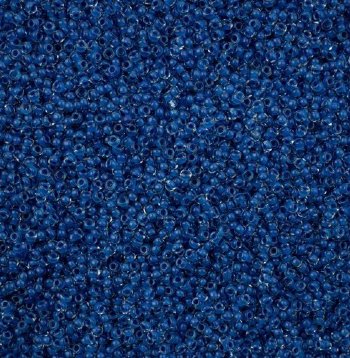 23 Grams of 11/0 Blue Terra Intensive Lined Crystal Seed Beads