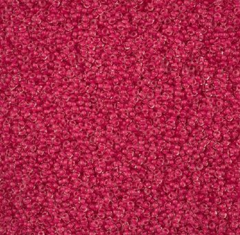 23 Grams of 11/0 Rose Terra Intensive Lined Crystal Seed Beads