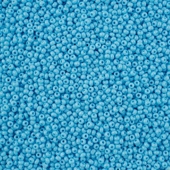 10 Grams 11/0 Charlotte Seed Beads - Opaque Light Blue