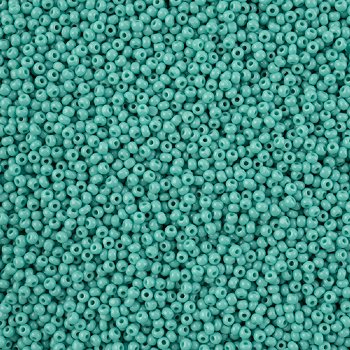 10 Grams 11/0 Charlotte Seed Beads - Opaque Turquoise