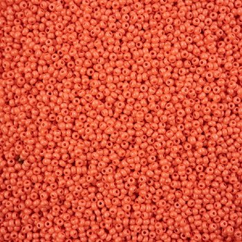 50 Grams of 11/0 Opaque Orange Terra Intensive Seed Beads