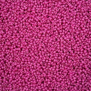 50 Grams of 11/0 Opaque Pink Terra Intensive Seed Beads