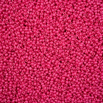 50 Grams of 11/0 Opaque Rose Terra Intensive Seed Beads