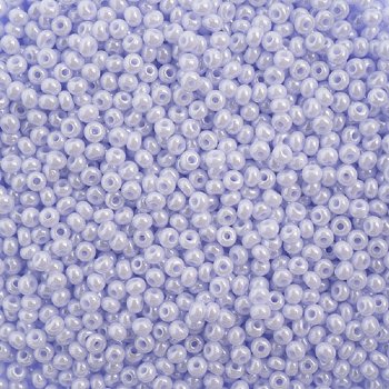 50 Grams of 11/0 Opaque Natural Lilac Lustre Seed Beads