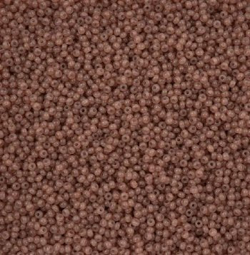 50 Grams of 11/0 Brown Alabaster Solgel Seed Beads