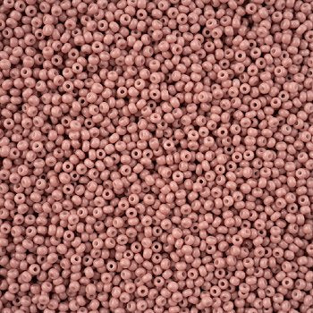 1 Hank of 11/0 Solgel Opaque Dyed Chalk Lavender Seed Beads