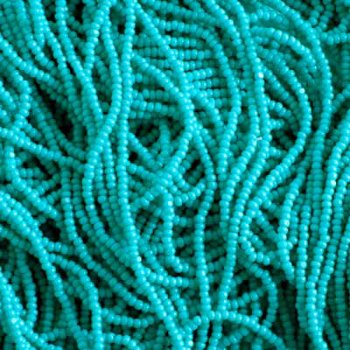 10 Grams 13/0 Charlotte Seed Beads - Opaque Turquoise