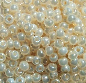 20 Gram Vial of 2/0 Ivory Pearl Seed Beads