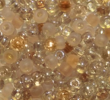 20 Gram Vial of 2/0 Topaz Multi Mix Seed Beads