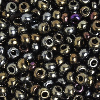20 Gram Vial of 2/0 Opaque Brown AB Seed Beads