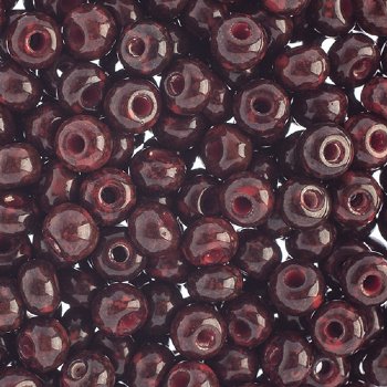 20 Gram Vial of of 2/0 Opaque Red Travertine Seed Beads
