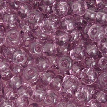 20 Gram Vial of 2/0 Transparent Light Amethyst Seed Beads