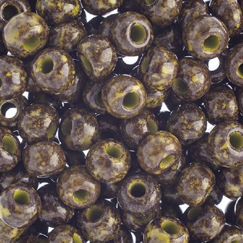 25g of 32/0 Opaque Olivine Travertine Seed Beads