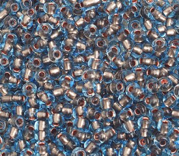 50g 6/0 Transparent Copper Lined Aqua