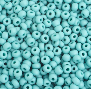 50g 6/0 Opaque Matte Turquoise