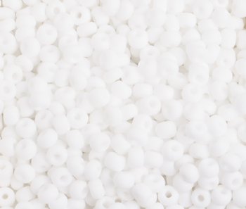 50g 6/0 Opaque Matte White