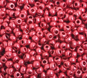 50g 6/0 Metallic Red