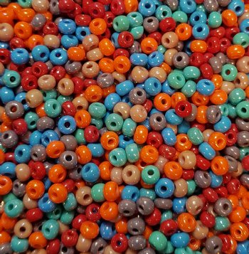 50g 6/0 Opaque AB Seed Bead Mix