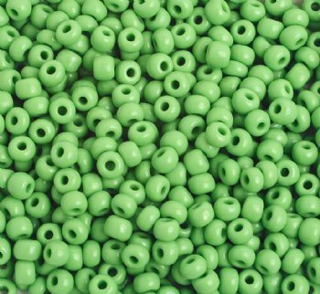 50g 6/0 Opaque Light Green