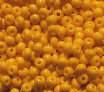 50g 6/0 Opaque Light Orange Seed Beads