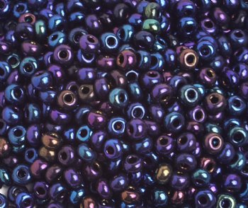 50g 6/0 Opaque Iris Navy AB