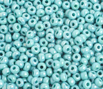50g 6/0 Opaque Iris Turquoise