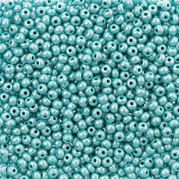 50 Grams 6/0 Opaque Turquoise Sfinx Lustre Seed Beads