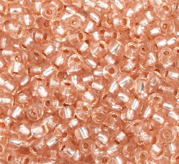 50g 6/0 Rosaline Silver Lined