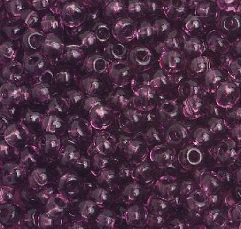 50g 6/0 Transparent Amethyst