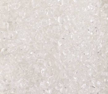 50g 6/0 Transparent Crystal Seed Beads