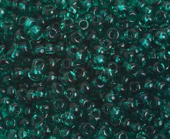 50g 6/0 Transparent Dark Teal