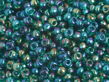 50g 6/0 Transparent Iris Green