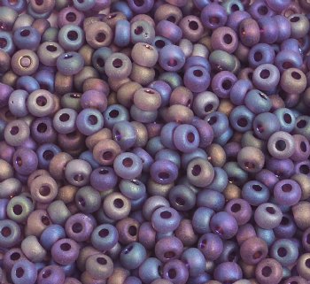 50g 6/0 Transparent Matte Iris Amethyst