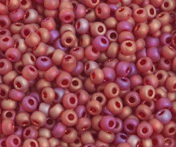 50g 6/0 Transparent Matte Iris Red