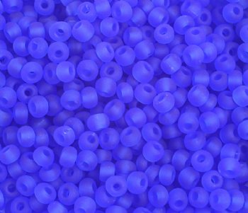 50g  6/0 Transparent Matte Royal Blue